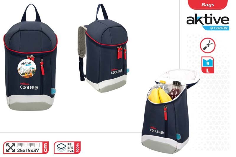 [123059] Bolsa Termica Mochila Outdoor Cooler 9 LTS