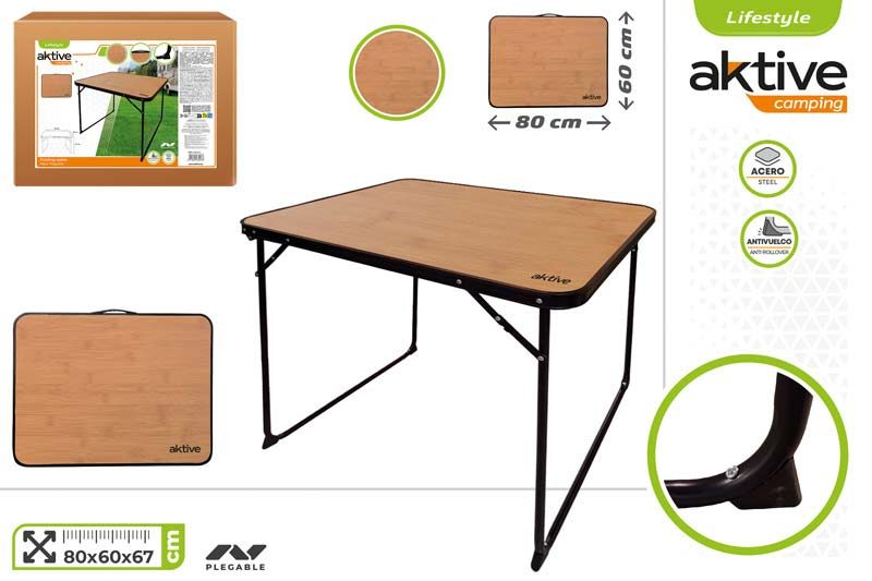 [129255] Mesa Camping Plegable 80 x 60 x 67 CM