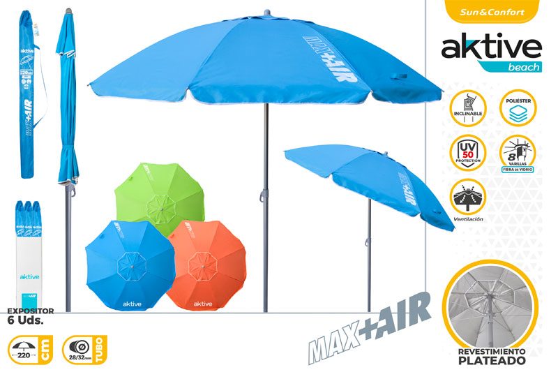 [142428] Sombrilla Polyester Tubo 28/32 2, 20 MTS