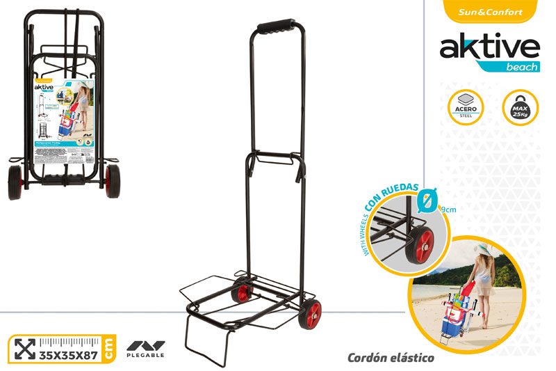 [142433] Carrito Multiusos Playa Plegable 25 KG