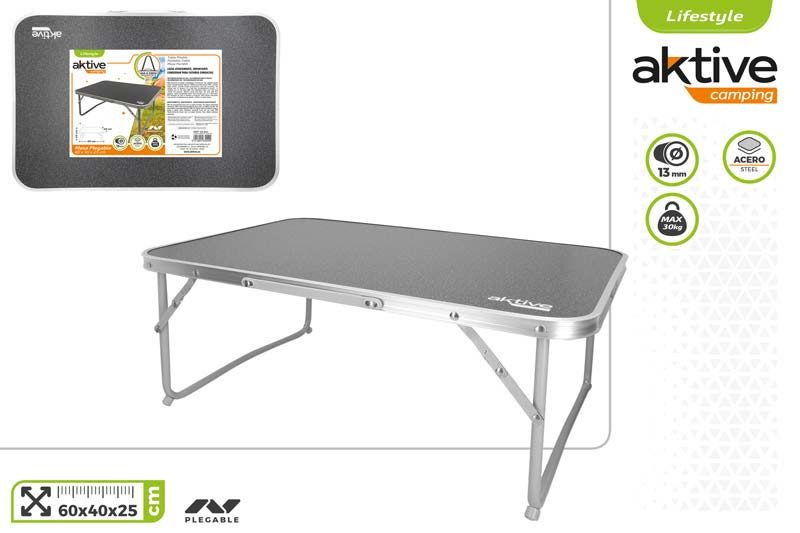 [142436] Mesa Plegable Camping Acero 60 x 40 x 25 CM