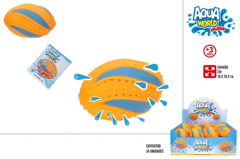 [143060] Pelota Agua Rugby 10 CM