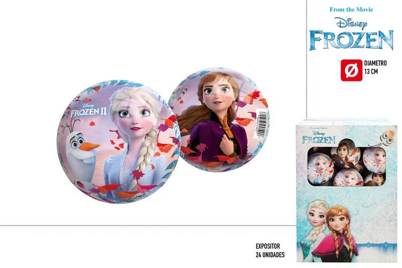 [143808] Pelota PVC Frozen 13 CM