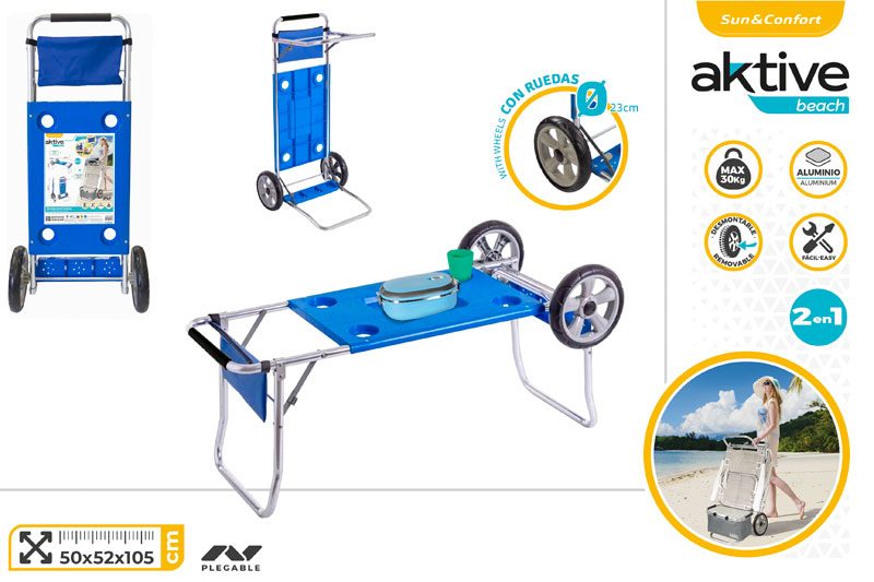 [149655] Carrito Multiusos 2 en 1 105 x 50 x 52 CM