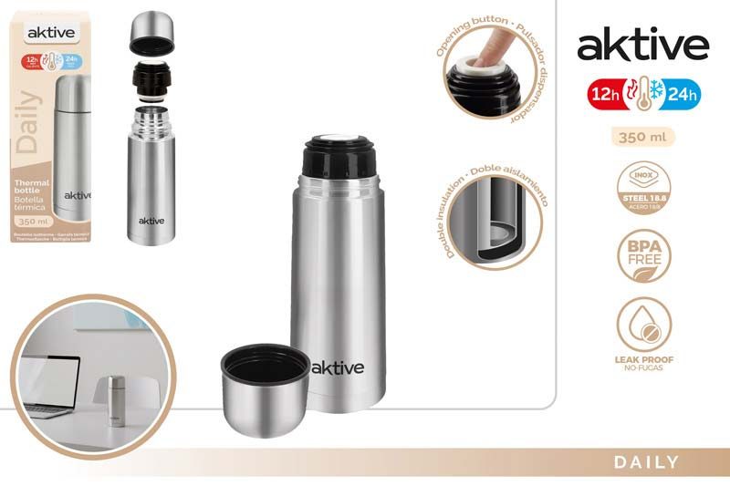 [150067] Botella Termica Acero INOX 350 ML