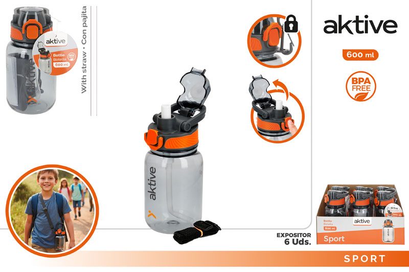 [150089] Botella Deporte Tritan 600 ML