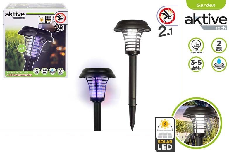 [150099] Baliza Solar LED Antimosquitos 2 en 1