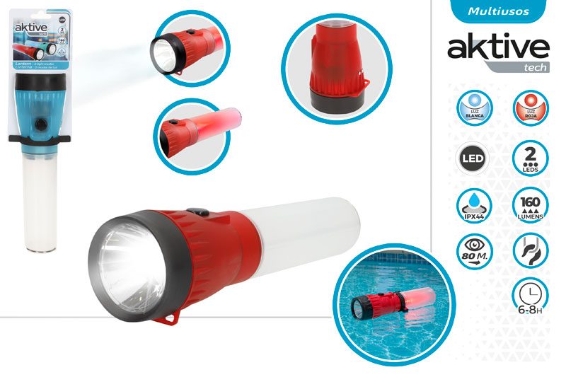 [150126] Linterna Emergencia 2 Leds