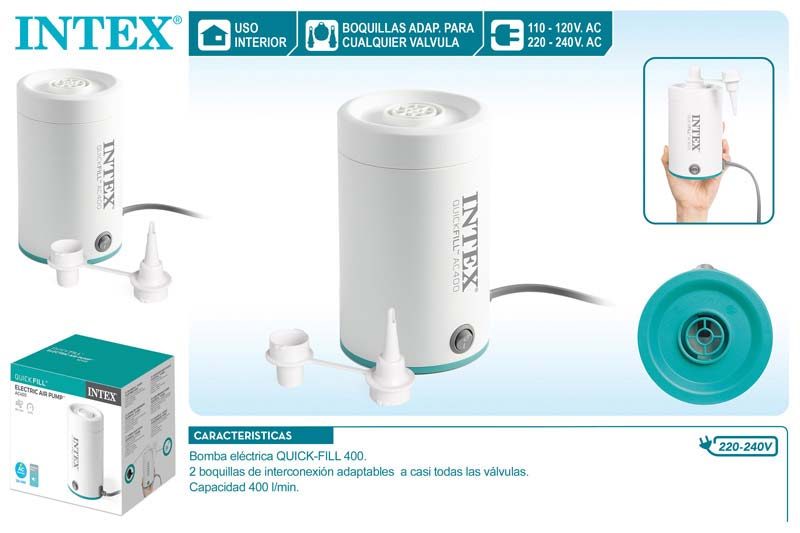 [150133] Bomba Electrica Intex Quick Fill