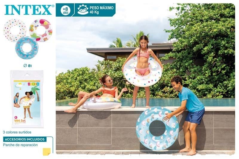 [150147] Flotador Hinchable Tubes Intex 81 CM