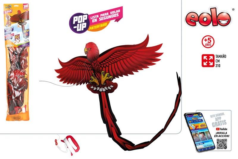 [150161] Cometa Nylon Aguila Pop-Up 3D310 x 100 CM