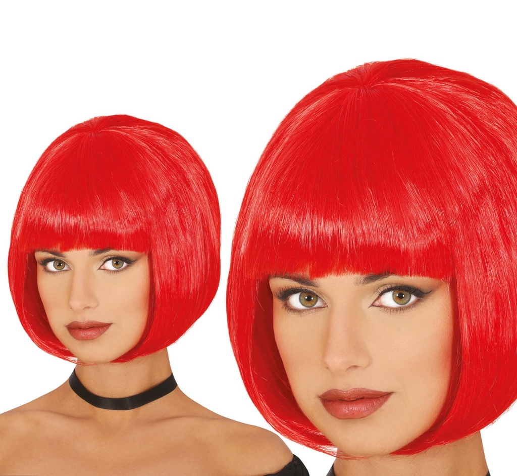 [136363] Peluca Media Melena Roja 100GR