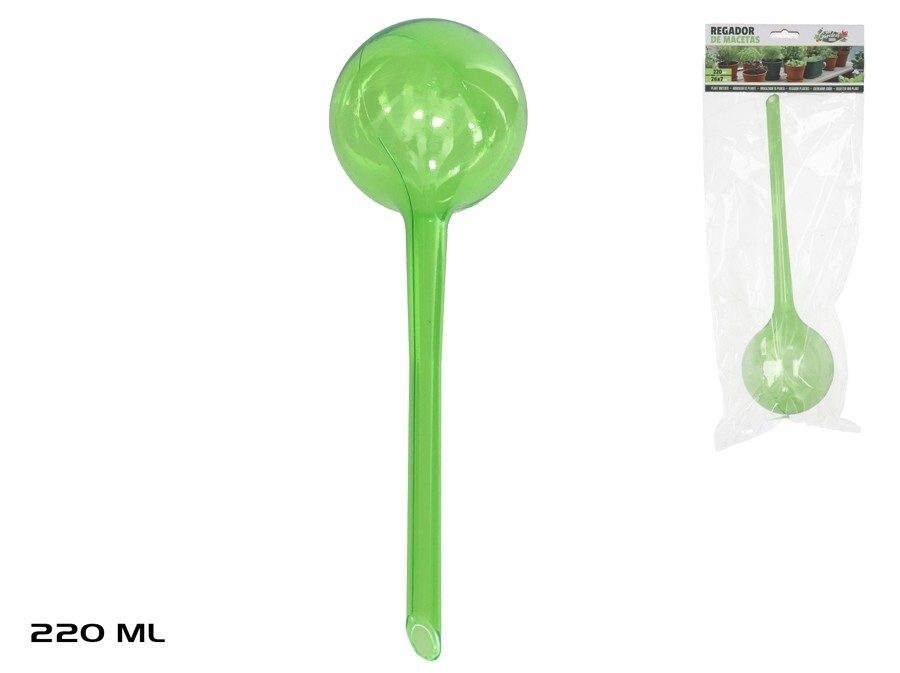 [134577] REGADOR MACETA VERDE 220 ML