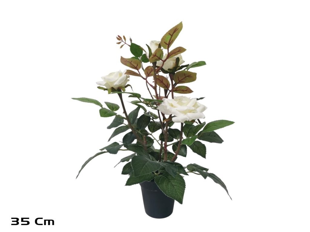 [134627] MACETA ROSAL BLANCO 35 CM