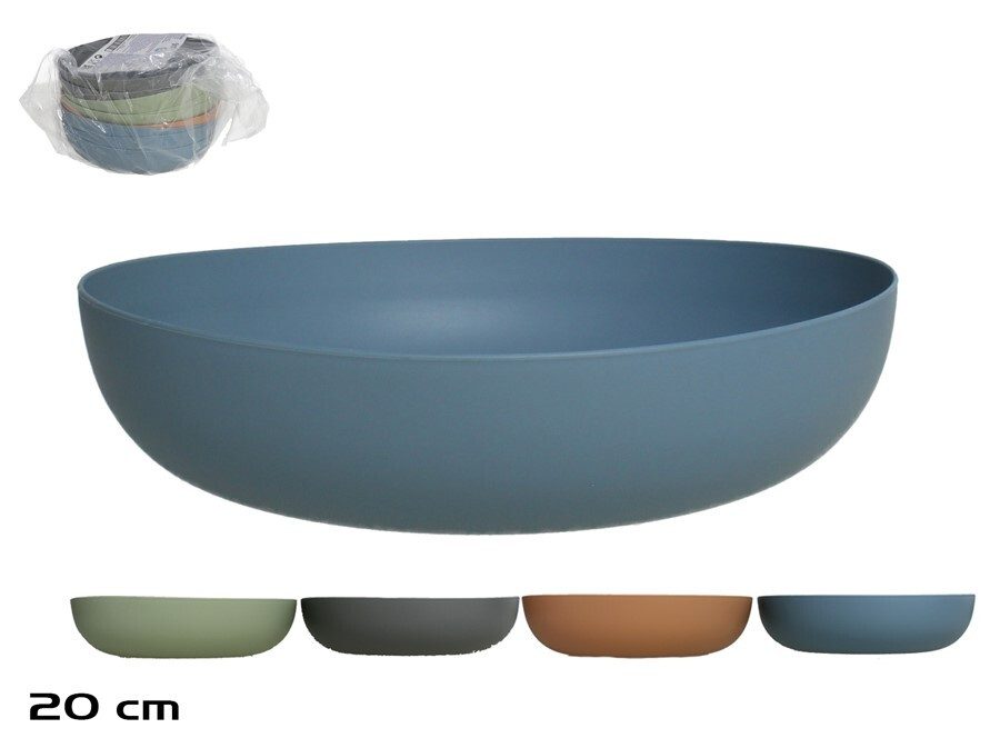 [142056] BOWL KLAN 4 SURTIDOS 20 X 5 CM