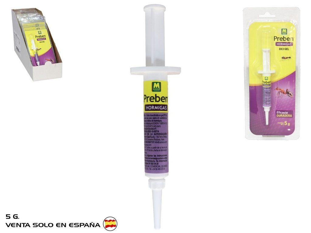 [149340] GEL HORMIGAS EFICACIA DURADERA 5 GRS