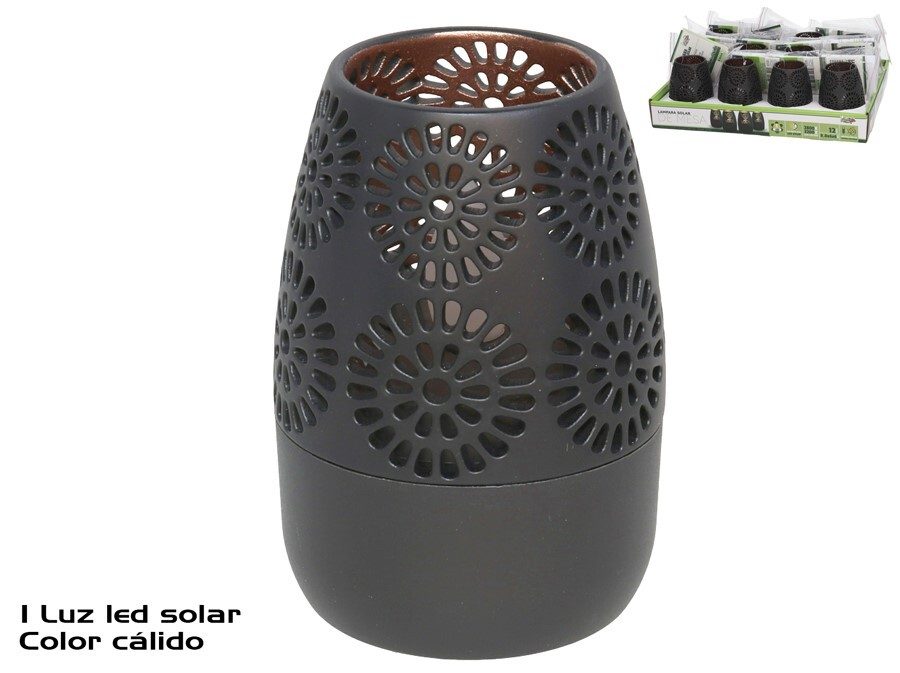 [149379] LAMPARA MESA SOLAR 1 LED 8.8 X 6 X 6 CM