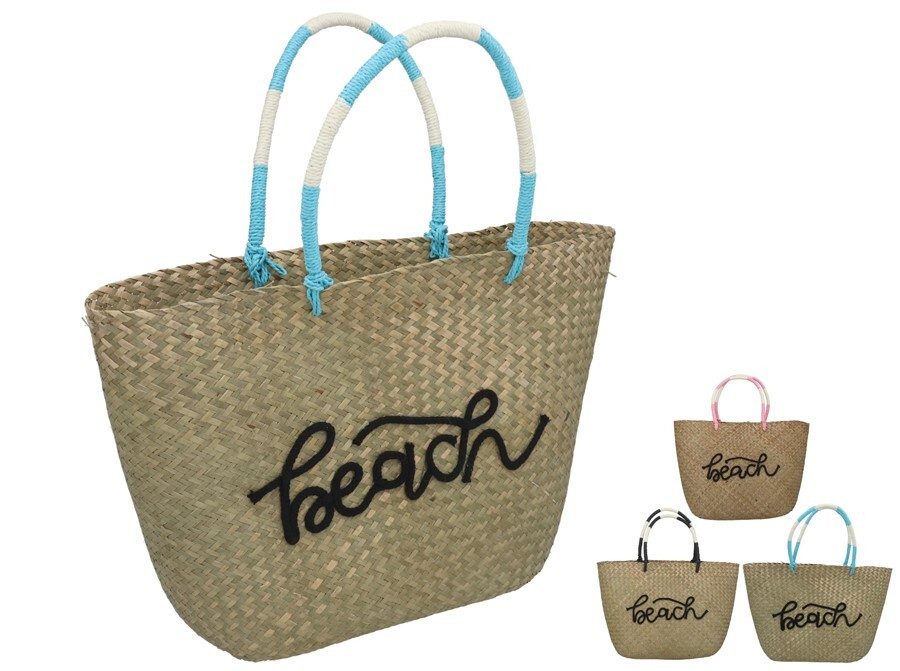 [149380] BOLSO PLAYA BALI 3 SURTIDOS 54 X 31 CM