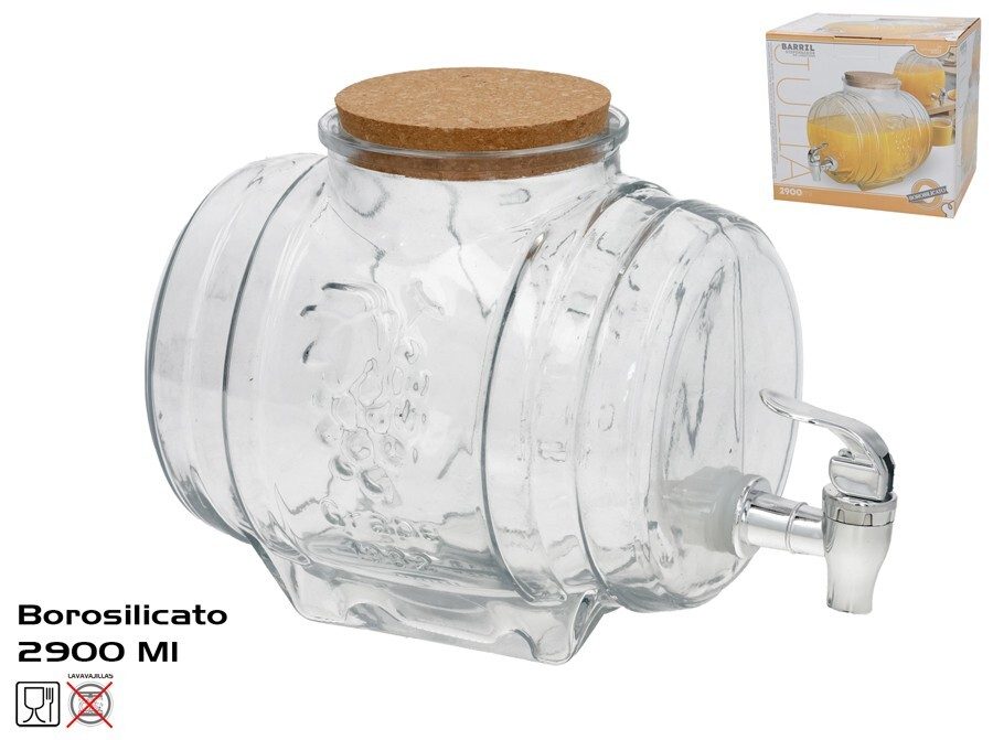 [149382] BARRIL DISPENSADOR LIQUIDOS JULIA 2.9 LTS