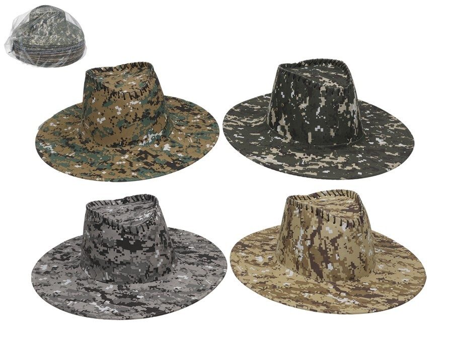 [149396] SOMBRERO CAMUFLAJE 39 X 35 CM