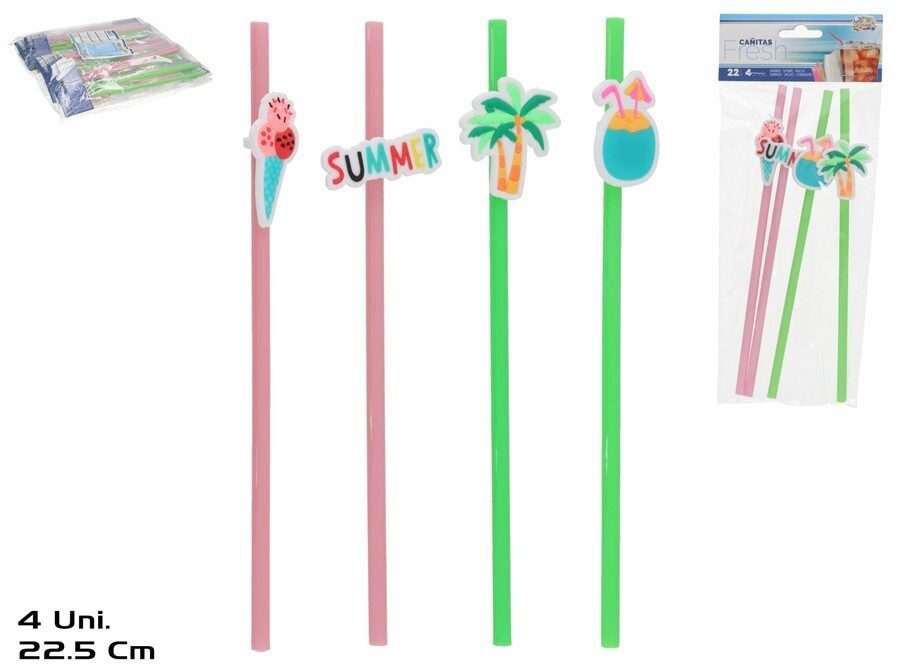 [149405] CAÑITAS FRESH 22 CM 4 UDS