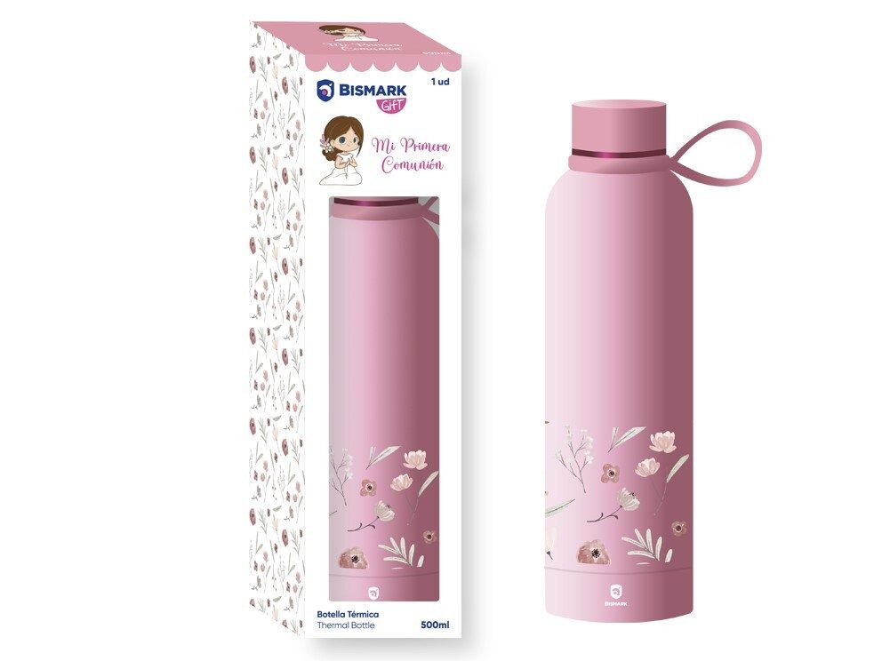[149000] BOTELLA TERMICA PRIMERA COMUNION NIÑA 500 ML