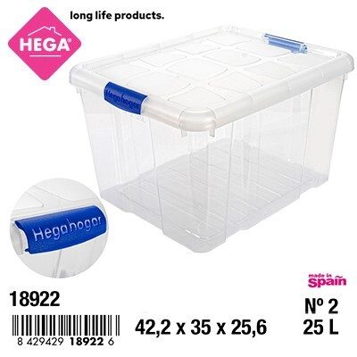 [42736] CAJA Nº2 NEW BOX CON CIERRES 25 LTS