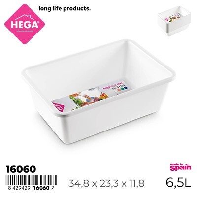 [115148] BANDEJA TURIN RECTANGULAR 6 LTS