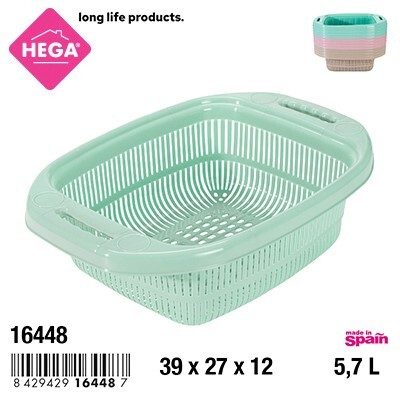 [115651] ESCURREVERDURAS NANTES RECTANGULAR COLORES PASTELES
