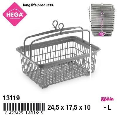 [128831] CESTA PINZAS RIN RECTANGULAR DOBLE ASA