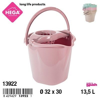 [131234] CUBO FREGONA STAR REDONDO COLOR PASTEL 13.5 LTS