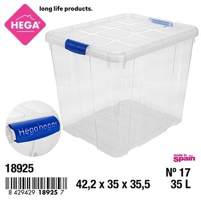 [133019] CAJA Nº17 NEW BOX CON CIERRES 35 LTS