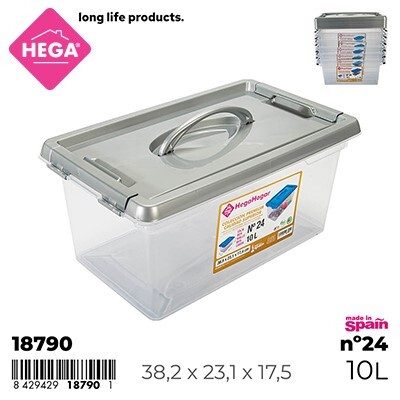 [137174] CAJA Nº24 NEW BOX CON CIERRES Y ASA 10 LTS