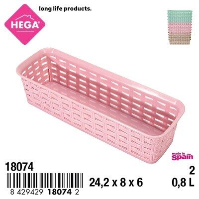 [139862] BANDEJA MULTIUSOS RATTAN LINE VERDE Nº 2 0.8 LTS