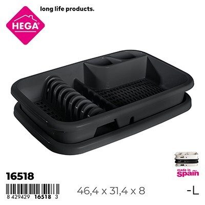 [139902] ESCURREPLATOS MAUI MEDIANO CON BANDEJA 46.4 CM