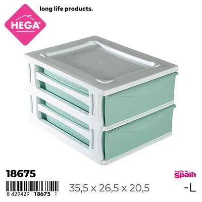 [142650] CAJONERA KREMLIN MULTICOMBI 2 CAJONES