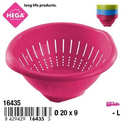 [144316] ESCURREVERDURAS MILAN COLOR VIVO REDONDO 20 CM