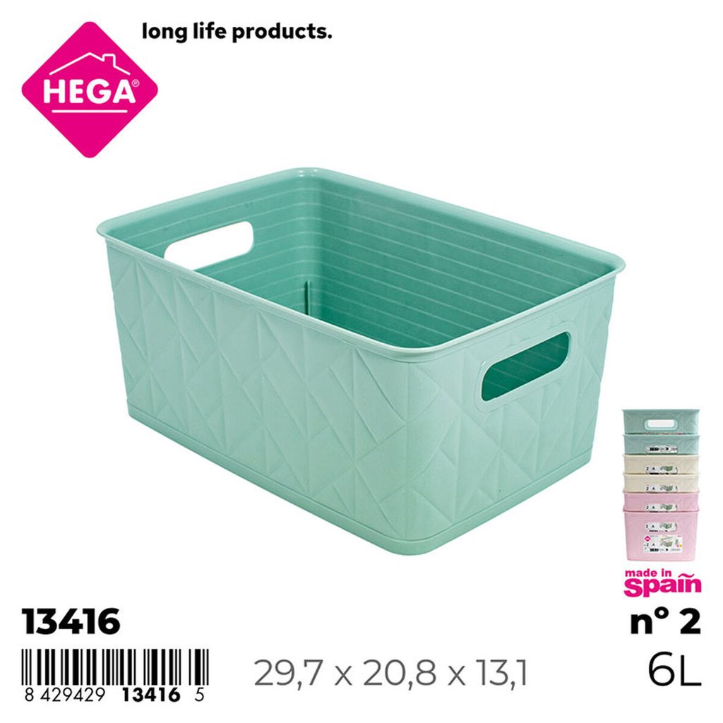 [148933] CESTA ORIGAMI SURTIDO PASTEL Nº2 6 LTS