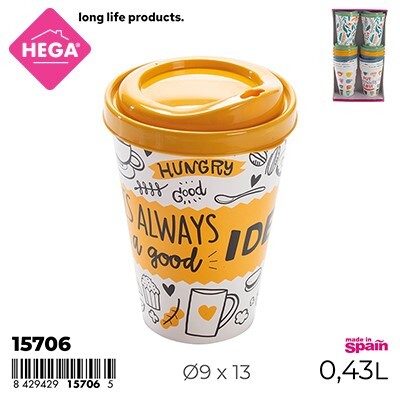 [148950] VASO HAWAI IML COFFEE CON TAPA 0.43 LTS
