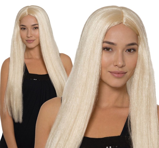 Peluca Melena Larga Rubia