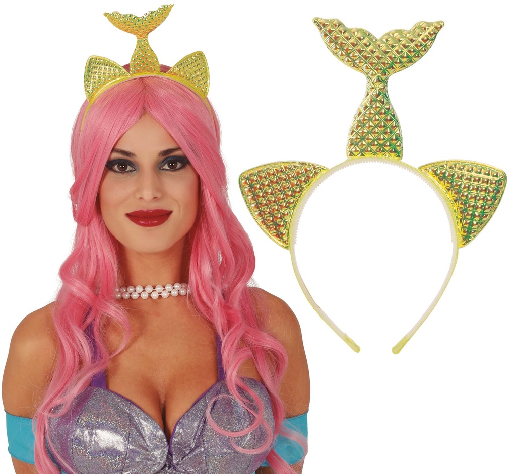 [134272] Diadema Sirena Dorada