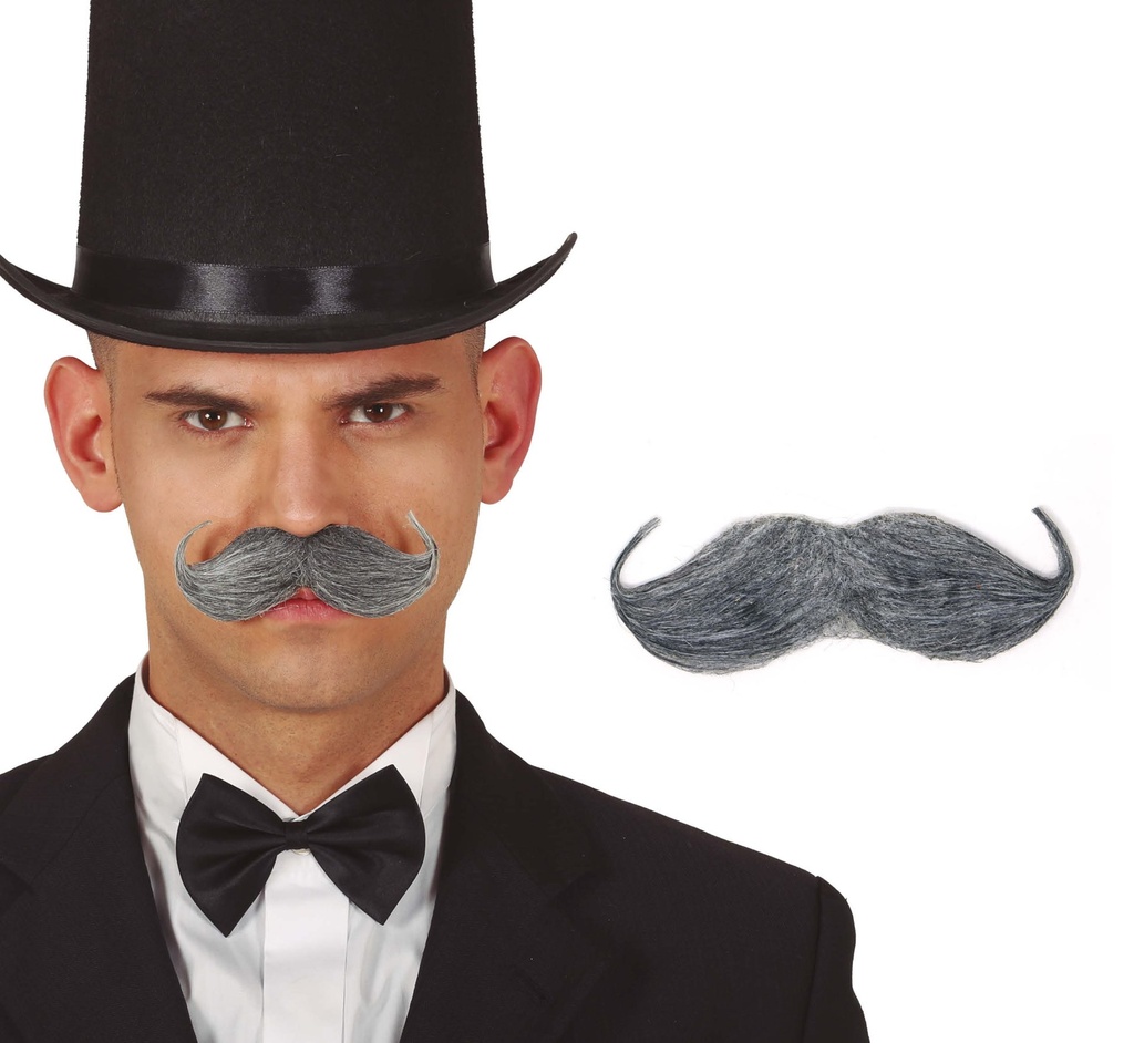 [140744] Bigote Ingles Gris