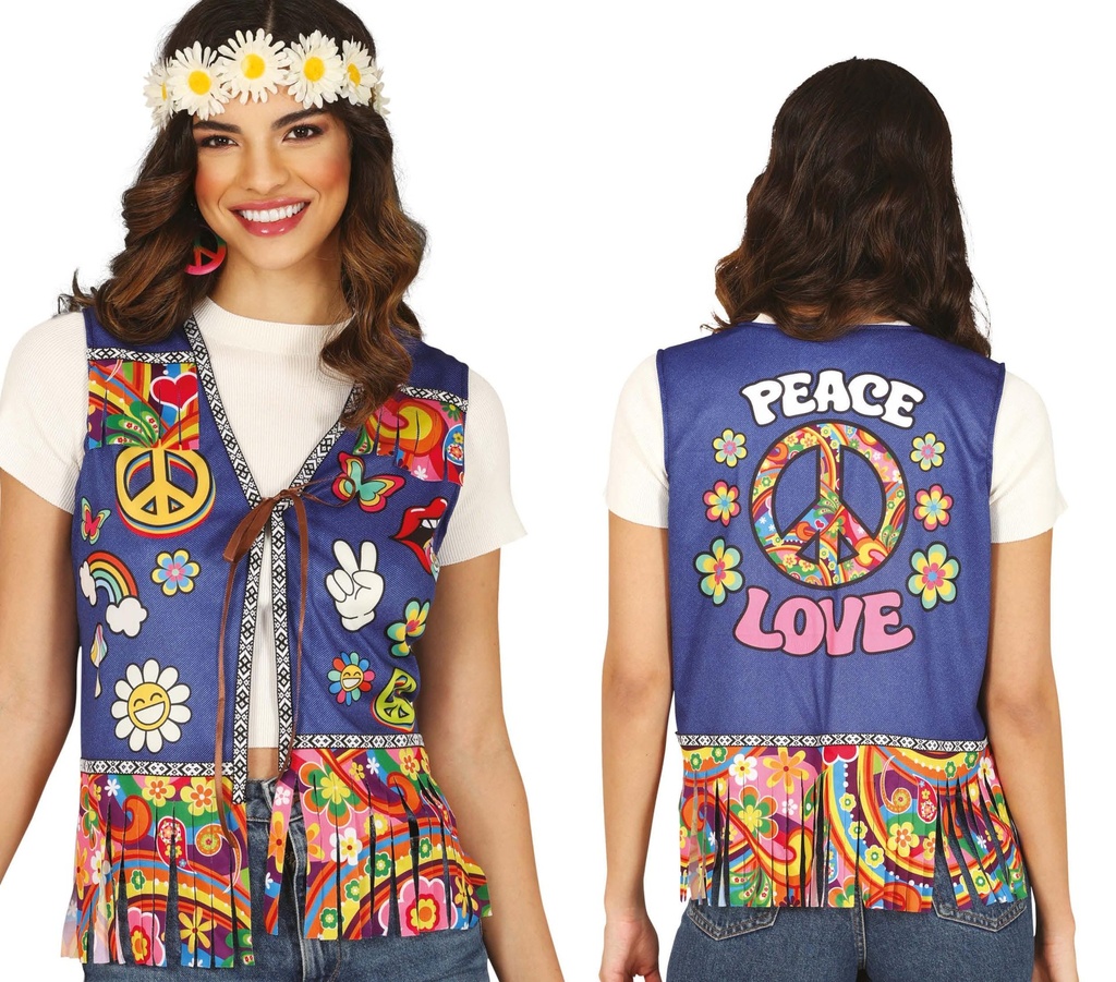 [140804] Chaleco Peace & Love Adulta