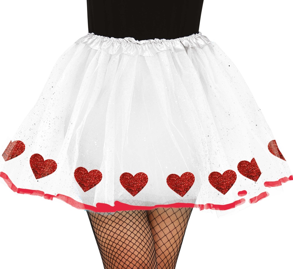 [148287] Tutu Corazones Adulta 40 CM