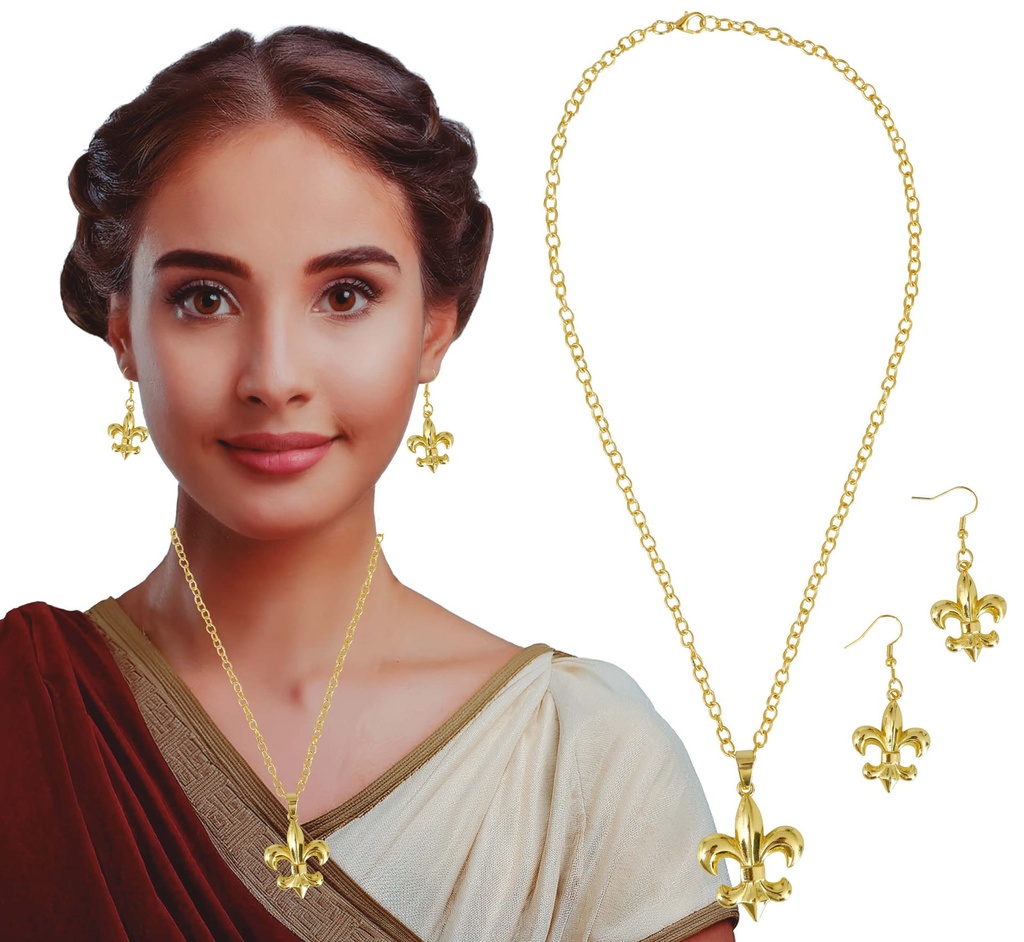 [148335] Joyas Conjunto Romano 3 PZAS