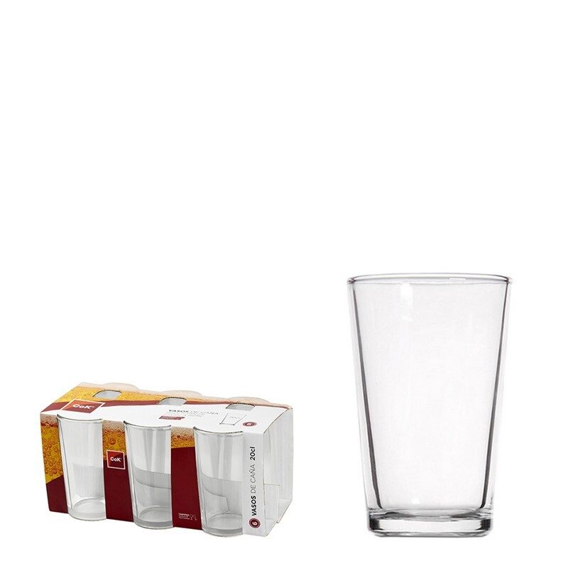 [137761] Vaso Caña Cok 20 CL 6 UDS