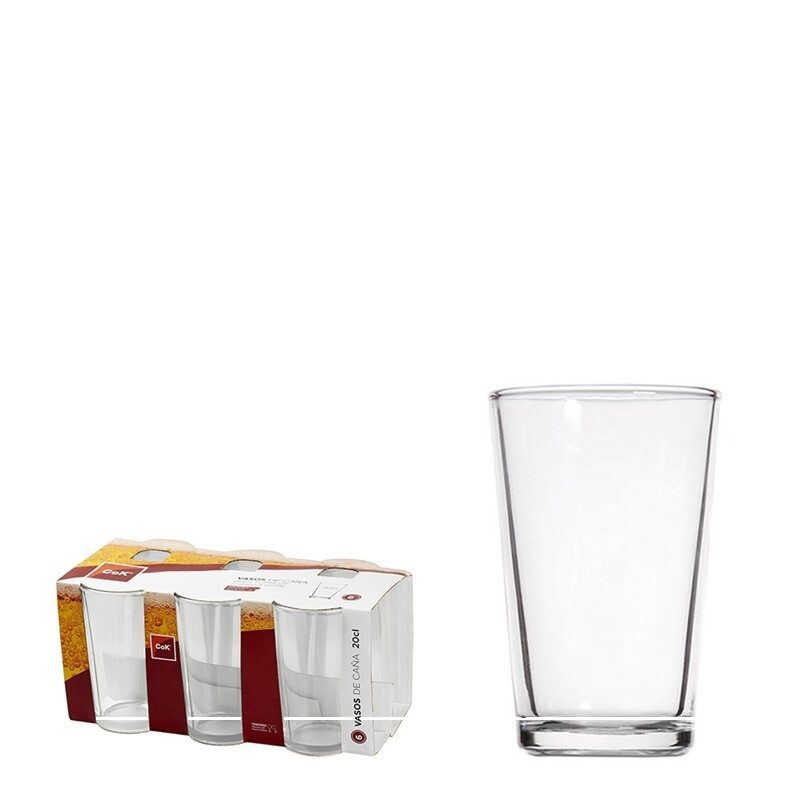 [137761] Vaso Caña Cok 20 CL 6 UDS