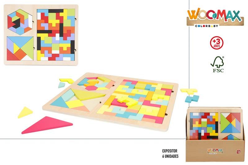 [147125] Puzzle Juego Madera Surtido