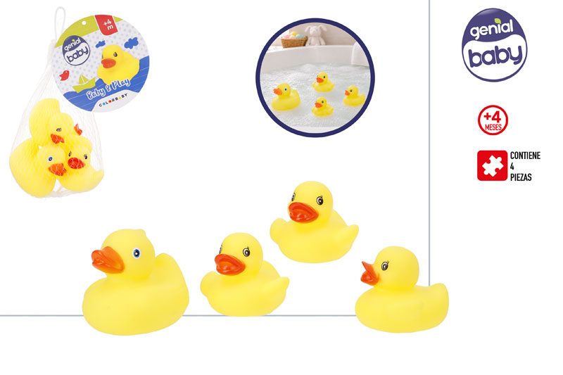 [147129] Patos Vinilo en Red 4 UDS