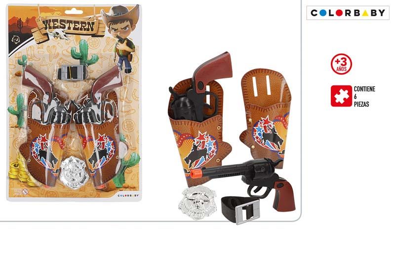 [147139] Cinturon Pistolas Cowboy